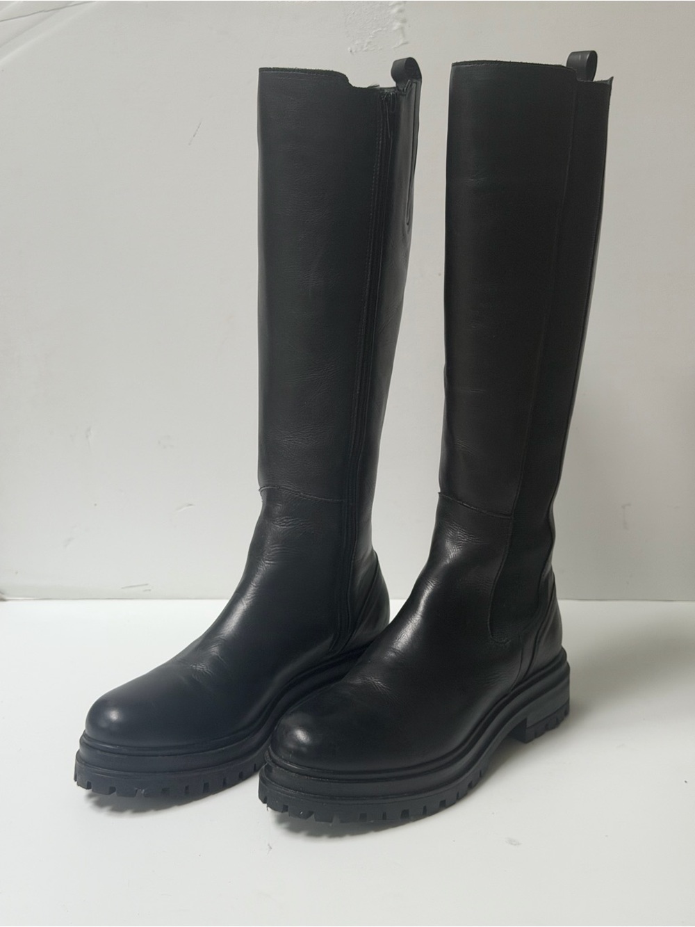 Miz Mooz Loren Women’s Classic Black Tall Leather Boots